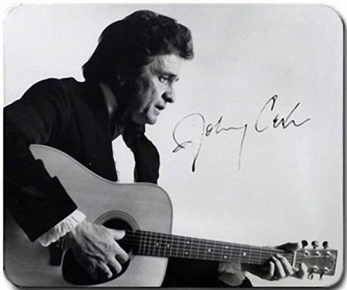 New johnny cash autograph photo mouse pad mats mousepad hot gift for sale