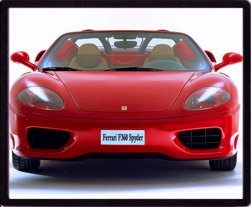 Farrari F360 Spyder Mouse Mat 225mm x 185mm