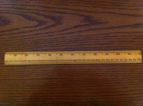 Vintage 12&#034; wood ruler