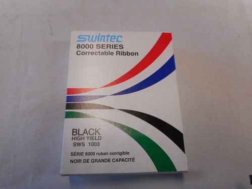 Swintec 8000 series correctable cassette ribbon (black high yield) for sale