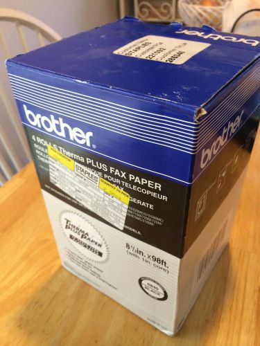 BROTHER THERMA PLUS FAX PAPER 6840 3 Rolls New