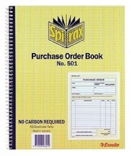 ORDER BOOK SPIRAX 501CARBON LESS 250X200 (85533)