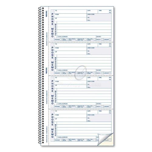 2 books of rediform standard line&amp;trade &#034;phone memo&#034; message book, 4 2 3/4x5 3/4 for sale