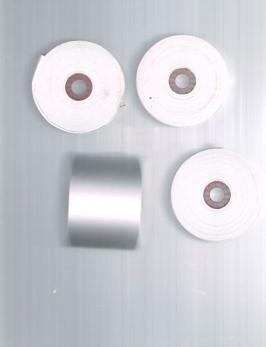 4 rolls of 2 1/4&#034; wide white adding machine tape