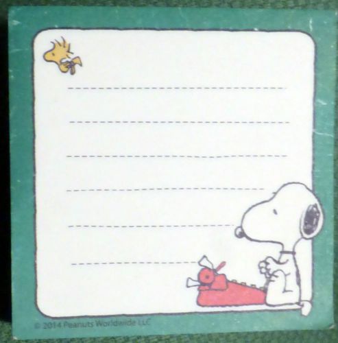 *** SNOOPY &amp; WOODSTOCK *** POST-IT STICKY NOTES - BRAND NEW