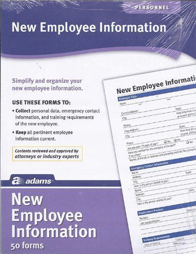 New Employee Information Made E-Z HR117