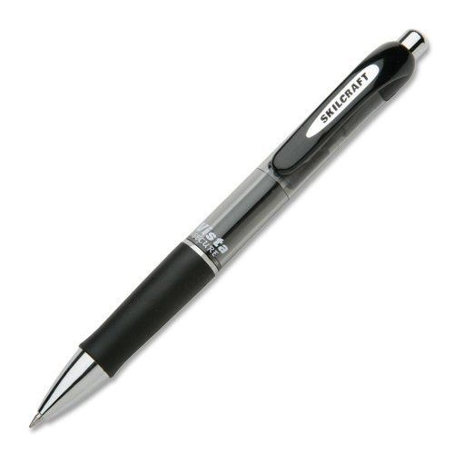 Skilcraft Smooth-flowing Gel Pen - Black Ink - 3 / Pack (NSN5745970)