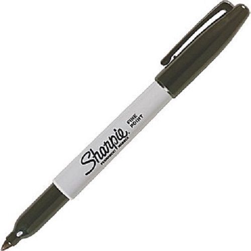 12-Pack Sharpie Fine Point Permanent Markers, 12 Black Markers #1812419