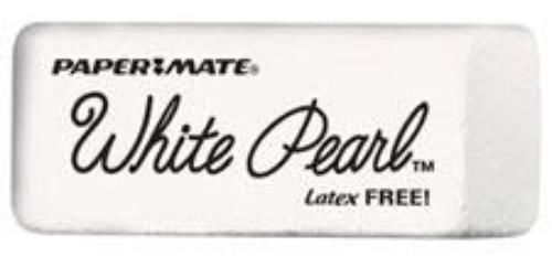 Sanford Erasers White Pearl