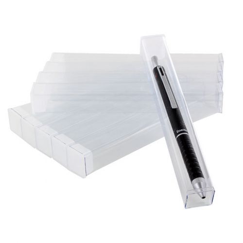 Large 3/4 in x 6-1/4 in crystal clear plastic pen tubes, each for sale
