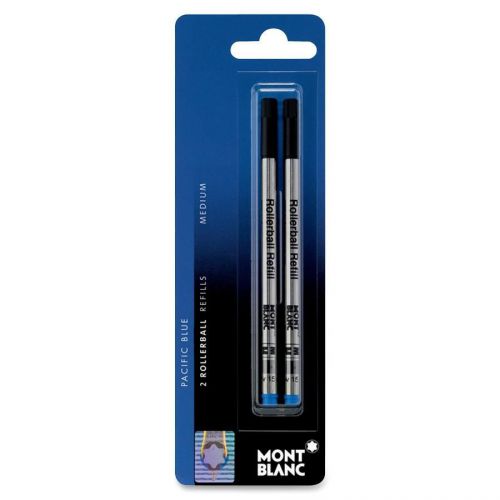 Montblanc Rollerball Pen Refills, Blue - 2 / Pack, MNB107878