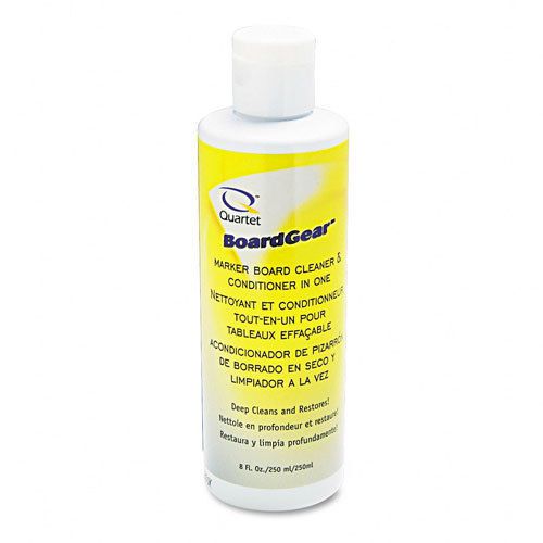Quartet BoardGear Marker Board Conditioner &amp; Cleaner in one, 8 Ounces (551)
