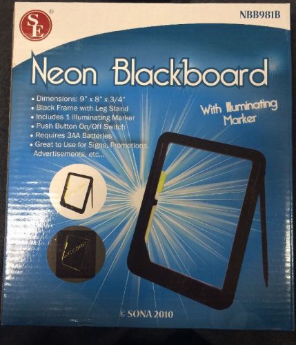 Illuminated Neon Blackboard Lighted Back Lit Marker Board Glow Highlighter
