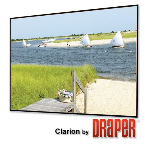 DRAPER SCREEN SURFACE 44.5&#034; High x 76&#034; Wide CLARION PEARL WHITE