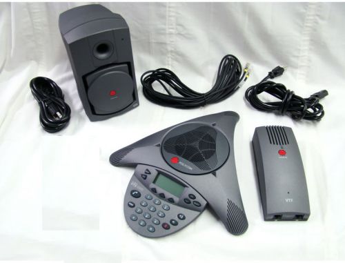 Polycom VTX 1000 Conferencing Phone System 2201-07142-601 with Subwoofer REFURB