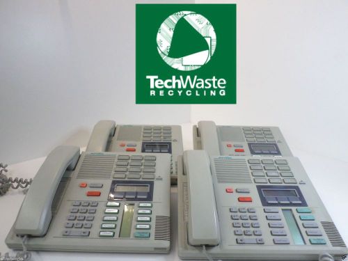 LOT OF 4  NORTEL NORSTAR MERIDIAN M7310 7310  ASH OFFICE PHONES T2*F10