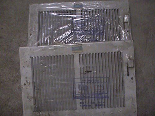 white 10 by 6 inch sidewall register for HVAC vent