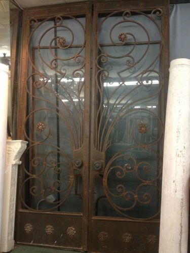 Iron And Glass  Entry Doors