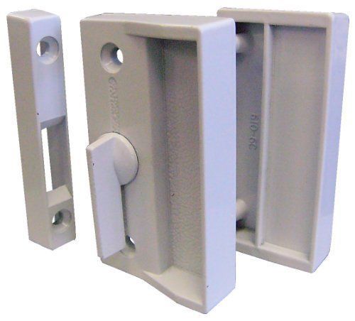 Ideal security inc. sk900w screen door latch set white  white for sale