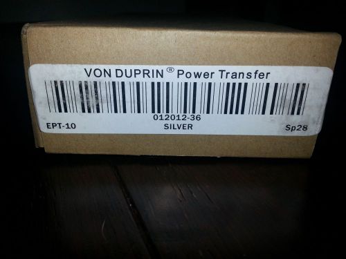 Power transfer von duprin ept-10 sp28 silver for sale