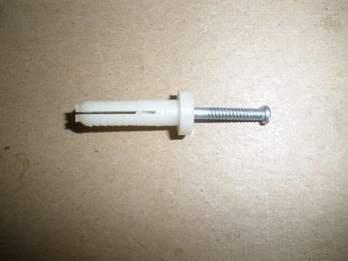 1/4&#034; x 1&#034; nylon round head drive pin or tap in anchors (102) pcs. metal pin for sale