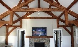 Antique, reclaimed hand hewn and sawn barn beams for sale