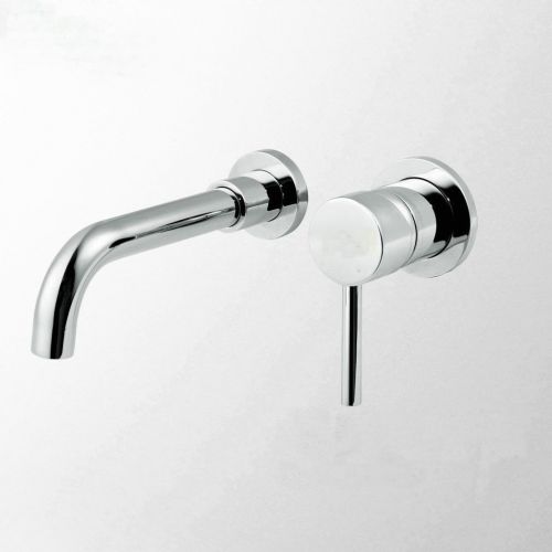 Wall Mounted Waterfall Bathtub Basin Brass Single Handle Faucet Mixers Tap EE109