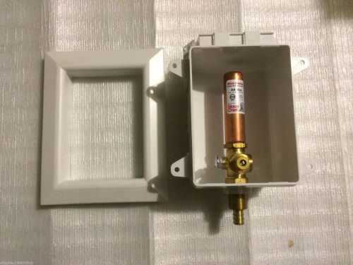 NEW Sioux Chief Ox Box Ice Maker Outlet Box with mini rester for Pex connection