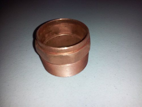 2 inch copper dwv male adaptor