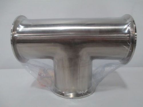 NEW VNE EG7-6L3.0 TEE FITTING PIPE TRI-CLAMP 3IN STAINLESS D246714
