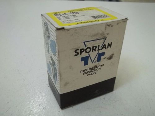 SPORLAN SFE-6-CP60 THERMOSTATIC EXPANSION VALVE 5/8X7/8 ODF SOLDER*NEW IN A BOX*