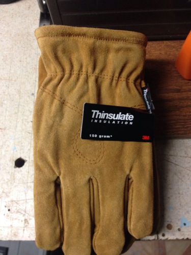 XL Thinsulate Leather Gloves Cold Gear