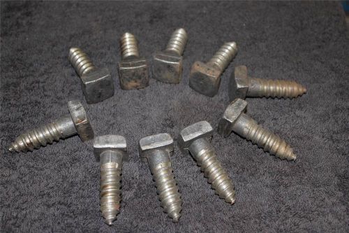 Vintage 5/8&#034; x 2&#034; square head lag screws lags bolts for sale