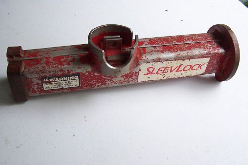 Sleevlock - construction equipment theft deterrent device - 18 1/2&#034; long - used for sale