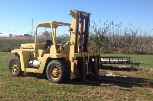 Clark 20,000 lb chy200 propane/gas forklift, towmotor w/ sideshift, pneumatic for sale