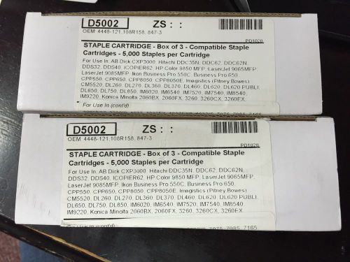 (2) staple cartridge - box of 3 - oem: 44481-121, 108r158, 847-3 compatible for sale