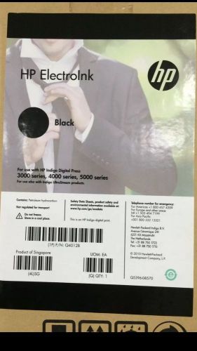 New HP Indigo Electroink Black 1 Box (10 Cans) Q4012B