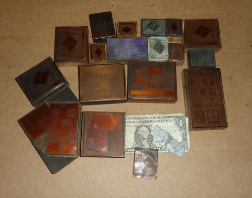 Vintage 18 Printer Block,Stamp,Match Book Cover Album,Master Matchless,Travelart
