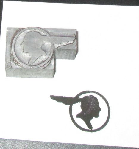 Letterpress Printers Block - Printing - CHIEF PONTIAC - car - automobile logo