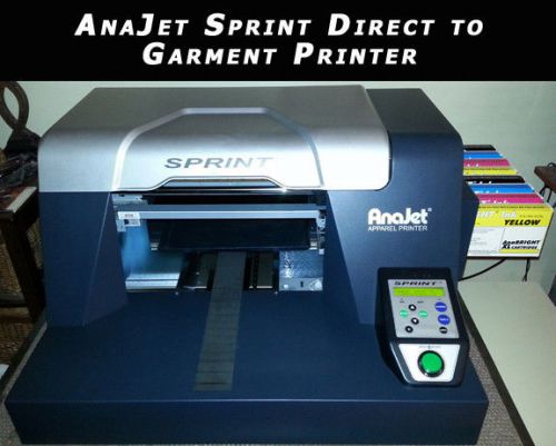 AnaJet Direct To Garment Printer, Amazing Printer, Excellent Condition!!