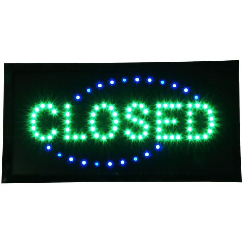 Closed LED Animated Close Sign Store Neon Business Shop Bar Light On Off Switch