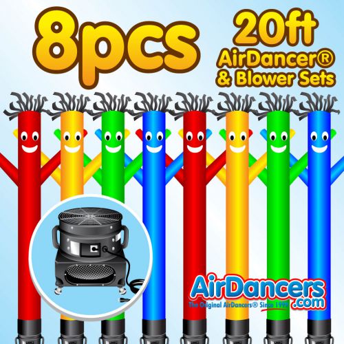 8 Pack | 20ft AirDancer &amp; Blower Sets
