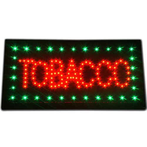 TOBACCO store LED open Sign Smoke Shop Cigarette pipe Cigar neon Light Animated