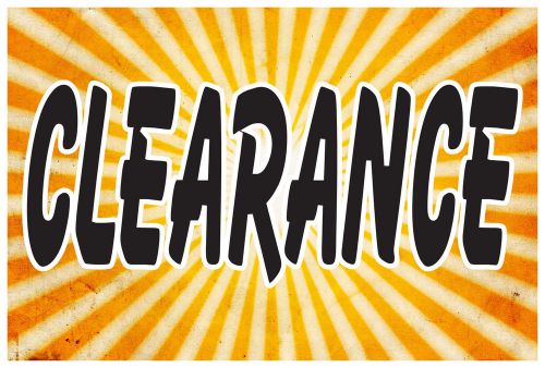 Clearance Vinyl Sign Banner /grommets 2&#039;x3&#039; made in USA rays rv23