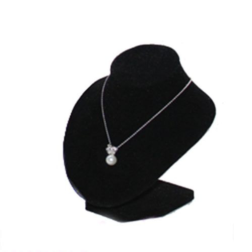 Black velvet Necklace Jewelry Display Bust Neck Form Presentation #18X20cm