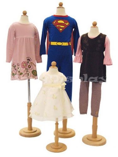 4 Units Children Mannequin Dress Form Display # JF-11C Group