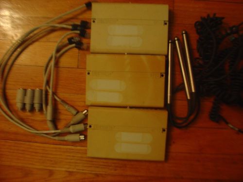 3 Intermec wands barcode scanners with decoders keyboard wedge 9710 PS/2