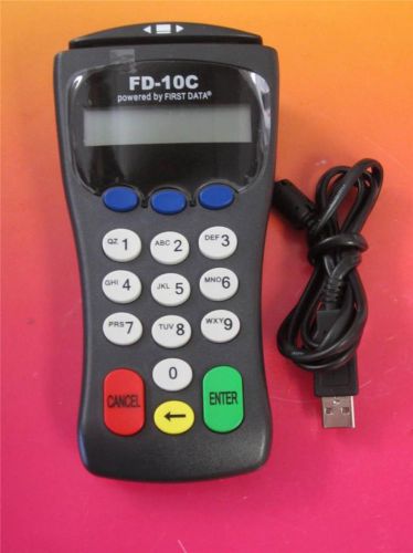 First data fd10c pinpad pci ped pin pad for fd50ti fd100ti fd200ti fd300ti for sale