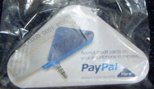 New PayPal Here Credit Card Reader for iPhone &amp; Android devices Point-of-Sale