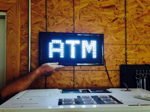 ATM Lighted LED Sign